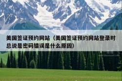 美国签证预约网站（美国签证预约网站登录时总说是密码错误是什么原因）