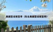 美国签证拒签率（东北美国签证拒签率）