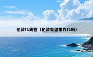 伦敦f1美签（伦敦有望举办f1吗）