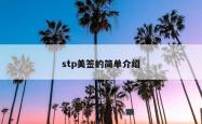 stp美签的简单介绍