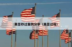 美签秒过案例分享（美签过程）