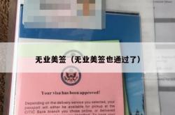 无业美签（无业美签也通过了）