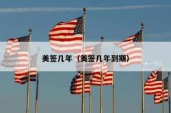 美签几年（美签几年到期）