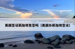 美国签证新加坡免签吗（美国办新加坡签证）
