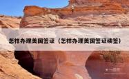 怎样办理美国签证（怎样办理美国签证续签）