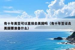 有十年美签可以直接去美国吗（有十年签证去美国要准备什么）