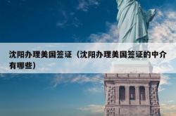 沈阳办理美国签证（沈阳办理美国签证的中介有哪些）