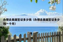 办理去美国签证多少钱（办理去美国签证多少钱一个月）