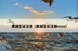 美国签证注册（美国签证注册evus）