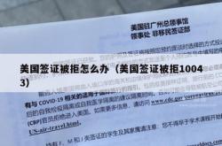 美国签证被拒怎么办（美国签证被拒10043）