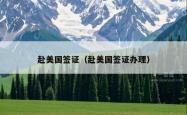 赴美国签证（赴美国签证办理）