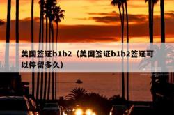 美国签证b1b2（美国签证b1b2签证可以停留多久）