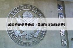 美国签证缴费流程（美国签证如何缴费）
