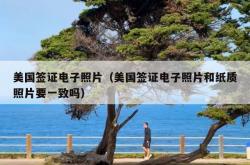 美国签证电子照片（美国签证电子照片和纸质照片要一致吗）