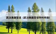 武汉美国签证（武汉美国签证何时开放）