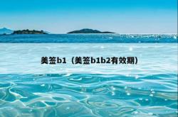 美签b1（美签b1b2有效期）