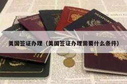 美国签证办理（美国签证办理需要什么条件）