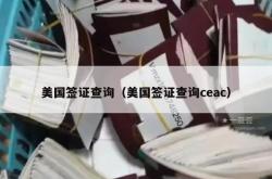 美国签证查询（美国签证查询ceac）