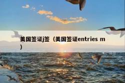 美国签证j签（美国签证entries m）