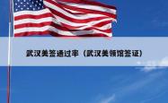 武汉美签通过率（武汉美领馆签证）