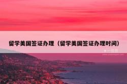 留学美国签证办理（留学美国签证办理时间）