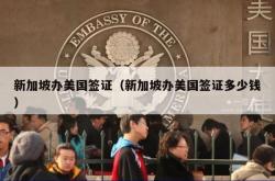 新加坡办美国签证（新加坡办美国签证多少钱）
