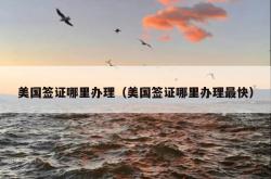 美国签证哪里办理（美国签证哪里办理最快）