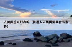 去美国签证好办吗（普通人去美国需要什么条件）