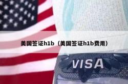 美国签证h1b（美国签证h1b费用）