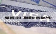 美国签证b签证（美国签证b签证怎么办理）
