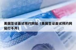 美国签证面试预约网站（美国签证面试预约网站打不开）