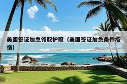 美国签证加急领取护照（美国签证加急条件疫情）