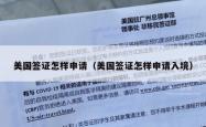 美国签证怎样申请（美国签证怎样申请入境）