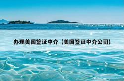 办理美国签证中介（美国签证中介公司）