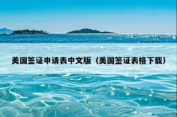 美国签证申请表中文版（美国签证表格下载）