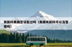 有前科美国签证能过吗（美国有前科可以当警察吗）