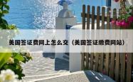 美国签证费网上怎么交（美国签证缴费网站）