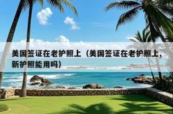 美国签证在老护照上（美国签证在老护照上,新护照能用吗）