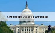 16岁去美国签证手续（十六岁去美国）