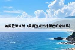 美国签证红纸（美国签证三种颜色的条红单）