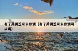有了美国签证去欧洲（有了美国签证去欧洲可以吗）