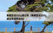 美国签证221g通过率（美国签证221g通过率高吗现在）