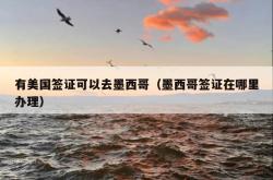 有美国签证可以去墨西哥（墨西哥签证在哪里办理）