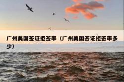 广州美国签证拒签率（广州美国签证拒签率多少）