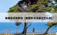 美国签证失败后（美国签证没通过怎么办）