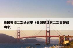 美国签证二次通过率（美国签证第二次面签成功率）
