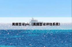 美国签证pic（美国签证评估系统）