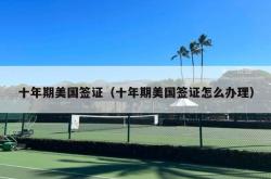 十年期美国签证（十年期美国签证怎么办理）