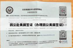 因公赴美国签证（办理因公美国签证）