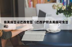 有美国签证巴西免签（巴西护照去美国可免签吗）